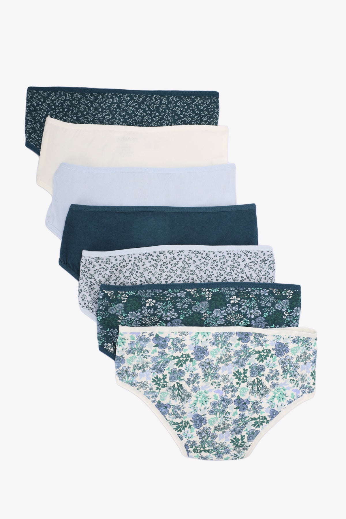 Pack of 7 Colored Brief Panties