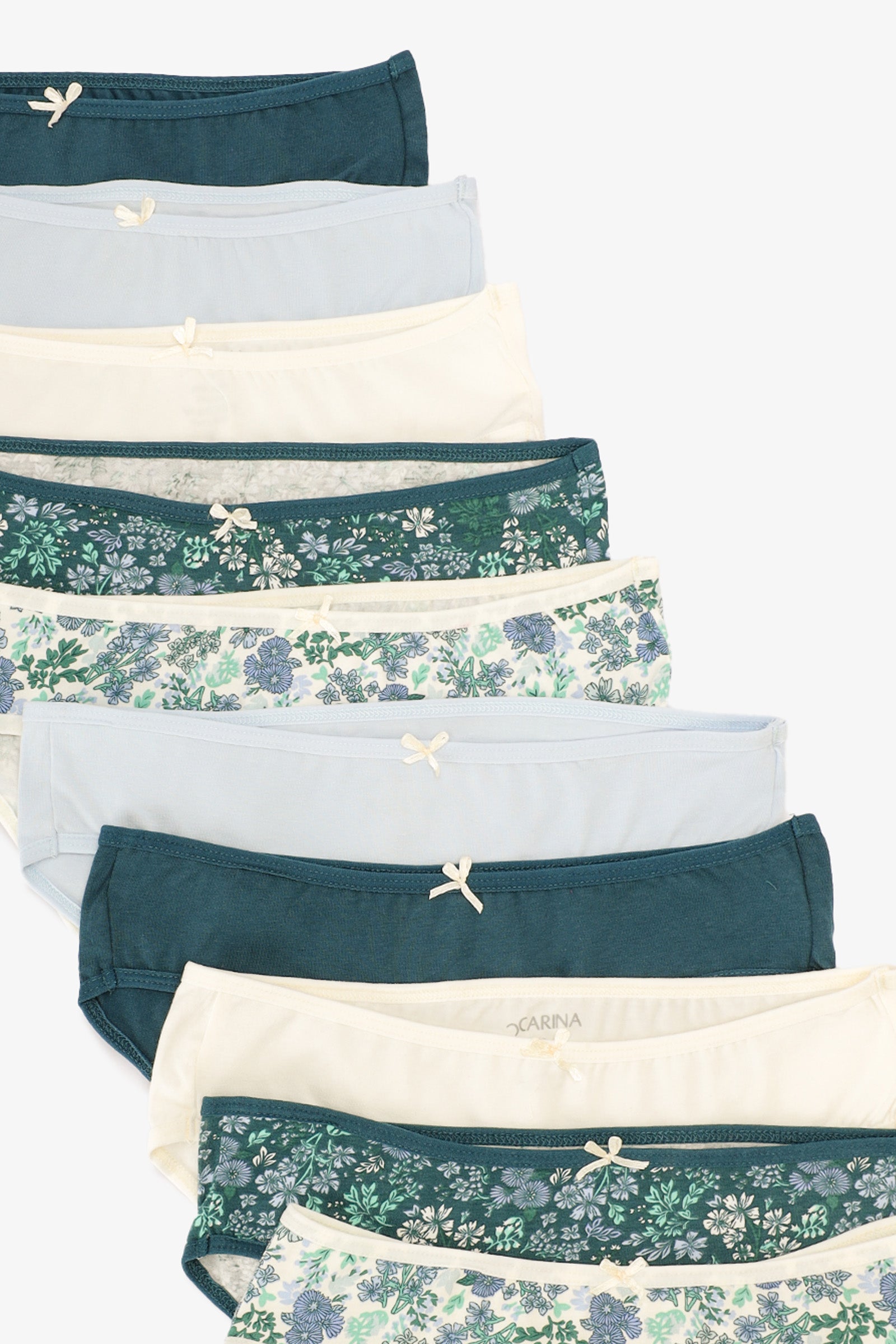 Pack of 10 Colored Bikini Panties