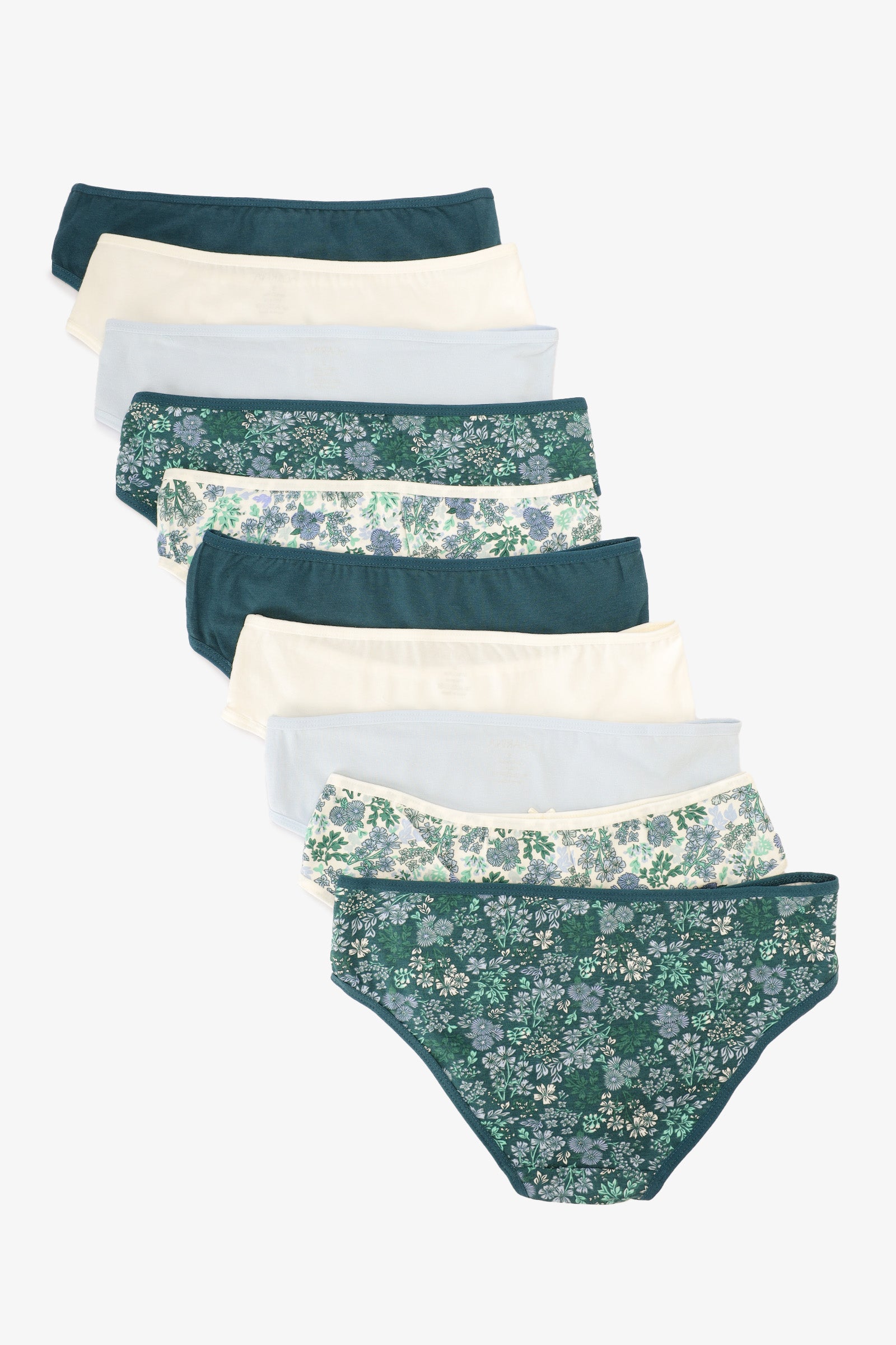 Pack of 10 Colored Bikini Panties