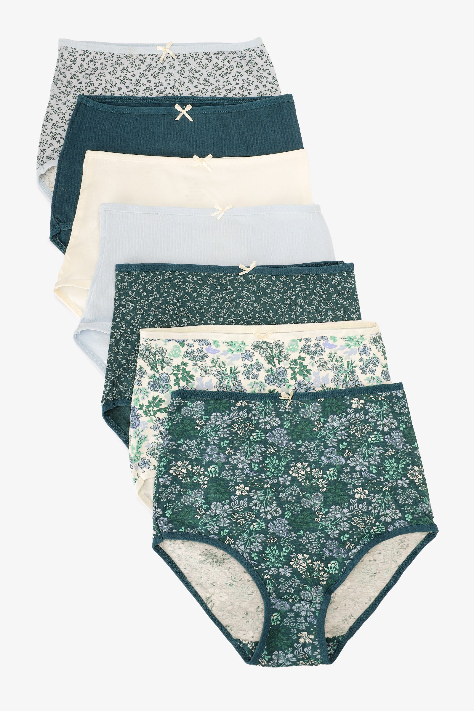 Pack of 7 Colored Full Brief Panties