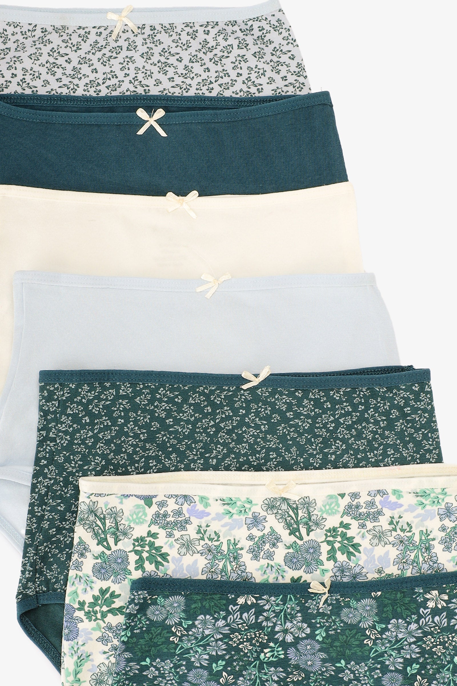 Pack of 7 Colored Full Brief Panties