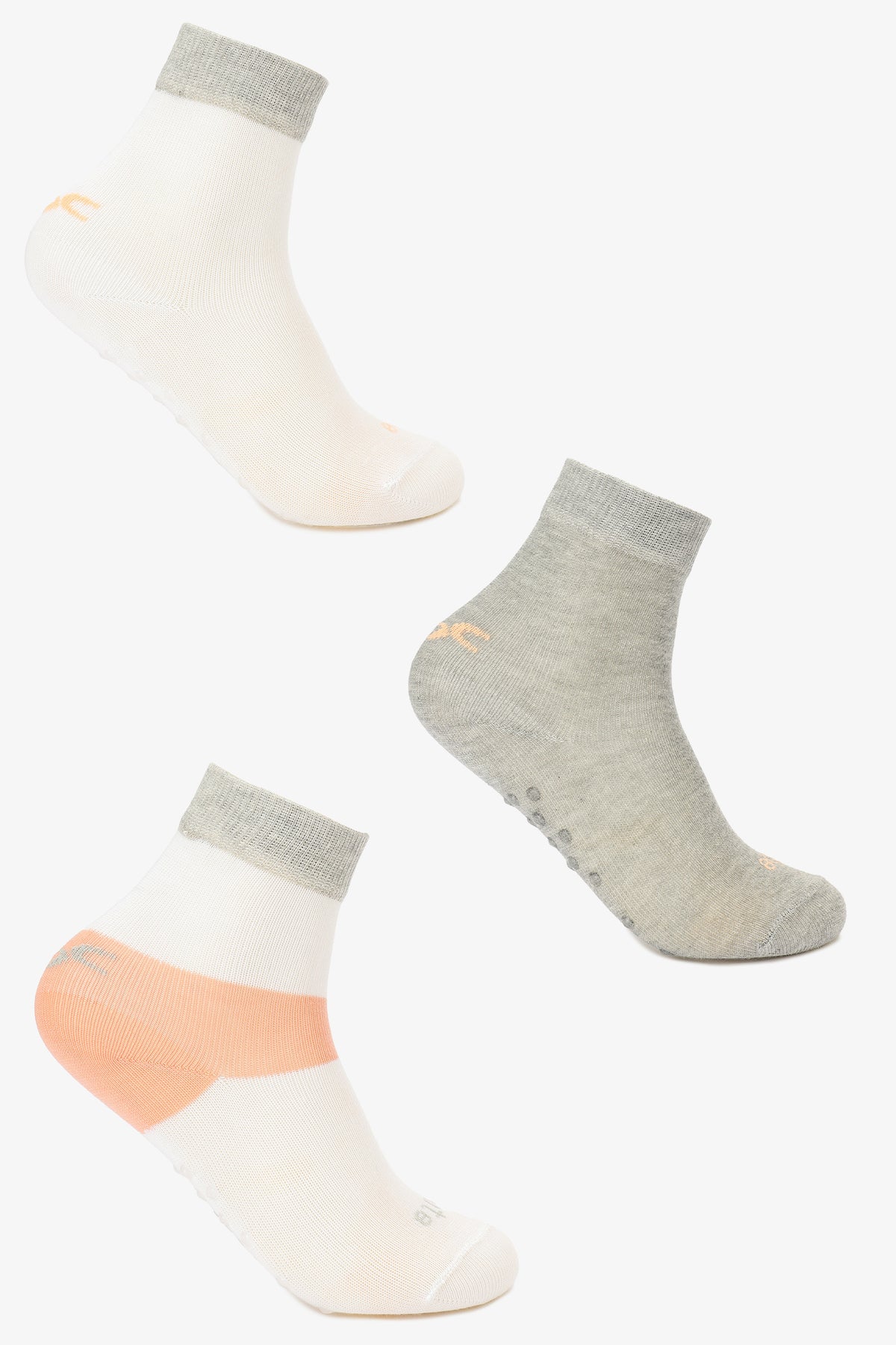 Girly Grip Socks - 3 Pairs