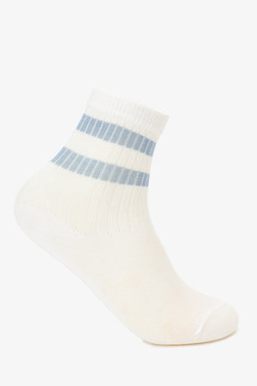 Contrast Stripes Socks - 3 Pairs