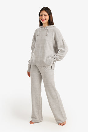 Hooded Knit Pyjama Set