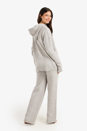 Hooded Knit Pyjama Set
