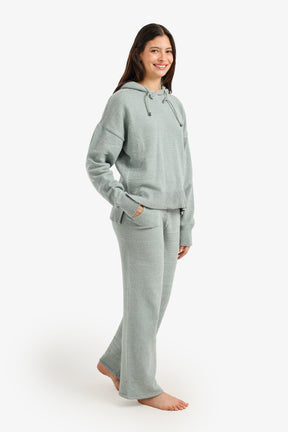 Hooded Knit Pyjama Set