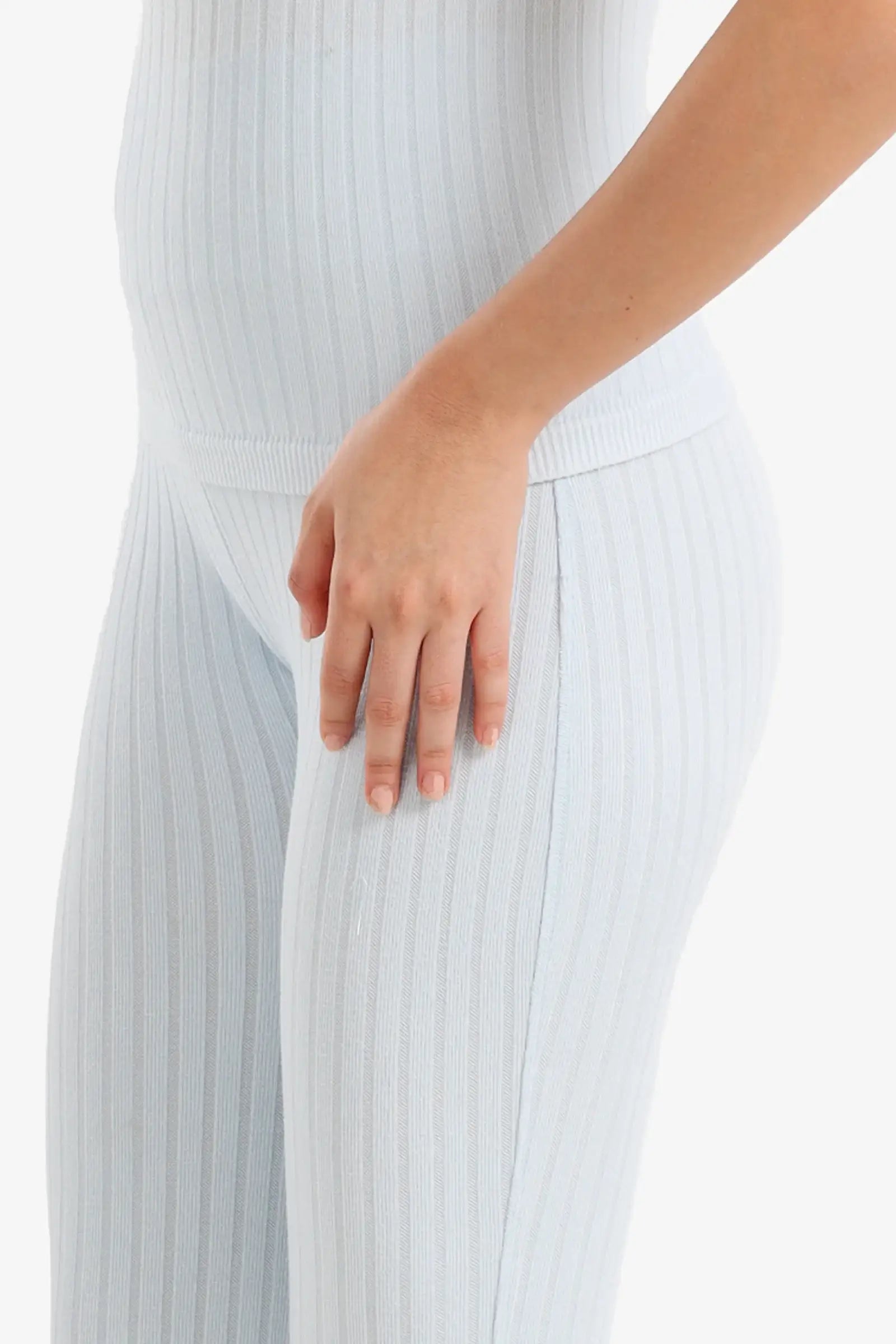Ribbed Flare Leggings