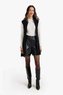 فيست تريكو بنقشة مضلعة