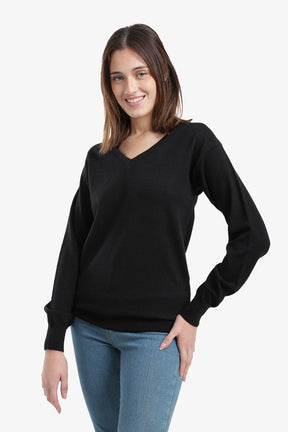 بلوفر تريكو بياقة V