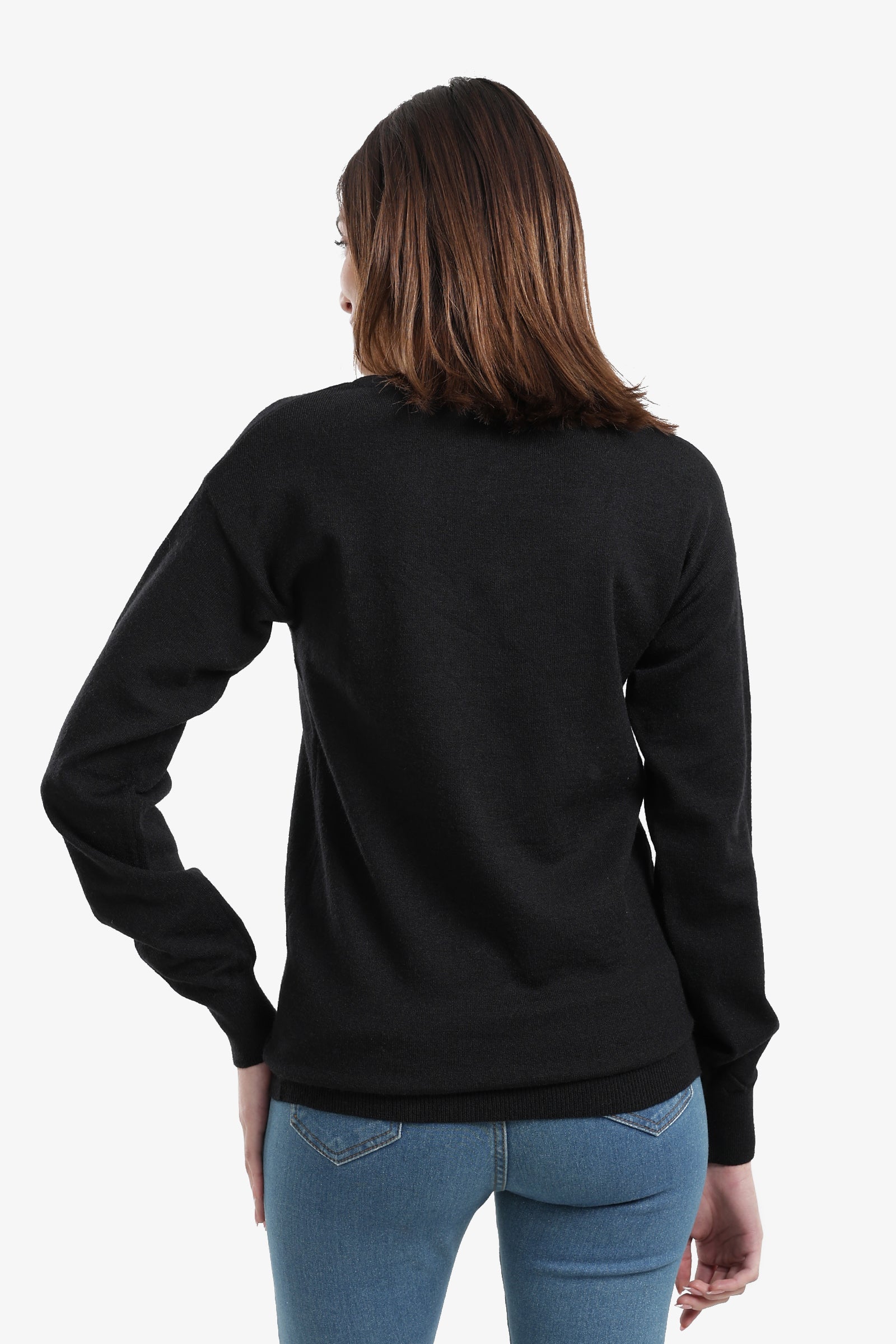 بلوفر تريكو بياقة V