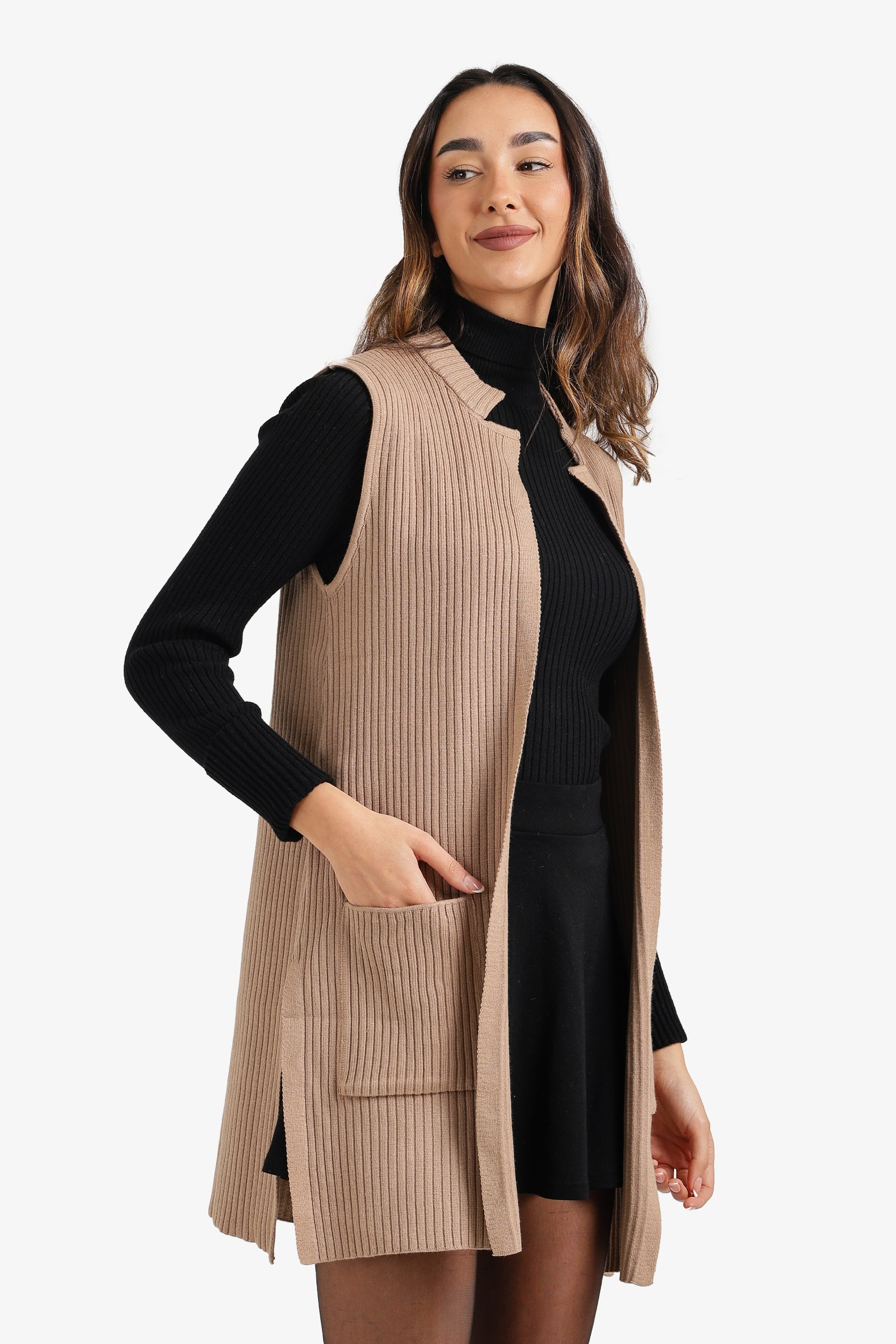 فيست تريكو بنقشة مضلعة