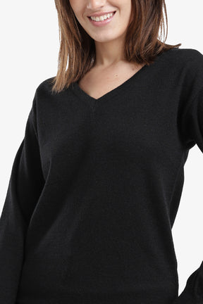 بلوفر تريكو بياقة V