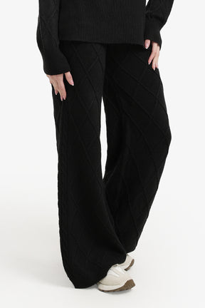 بنطلون لاونج بنقشة كابل