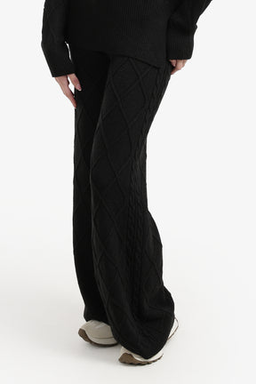 بنطلون لاونج بنقشة كابل