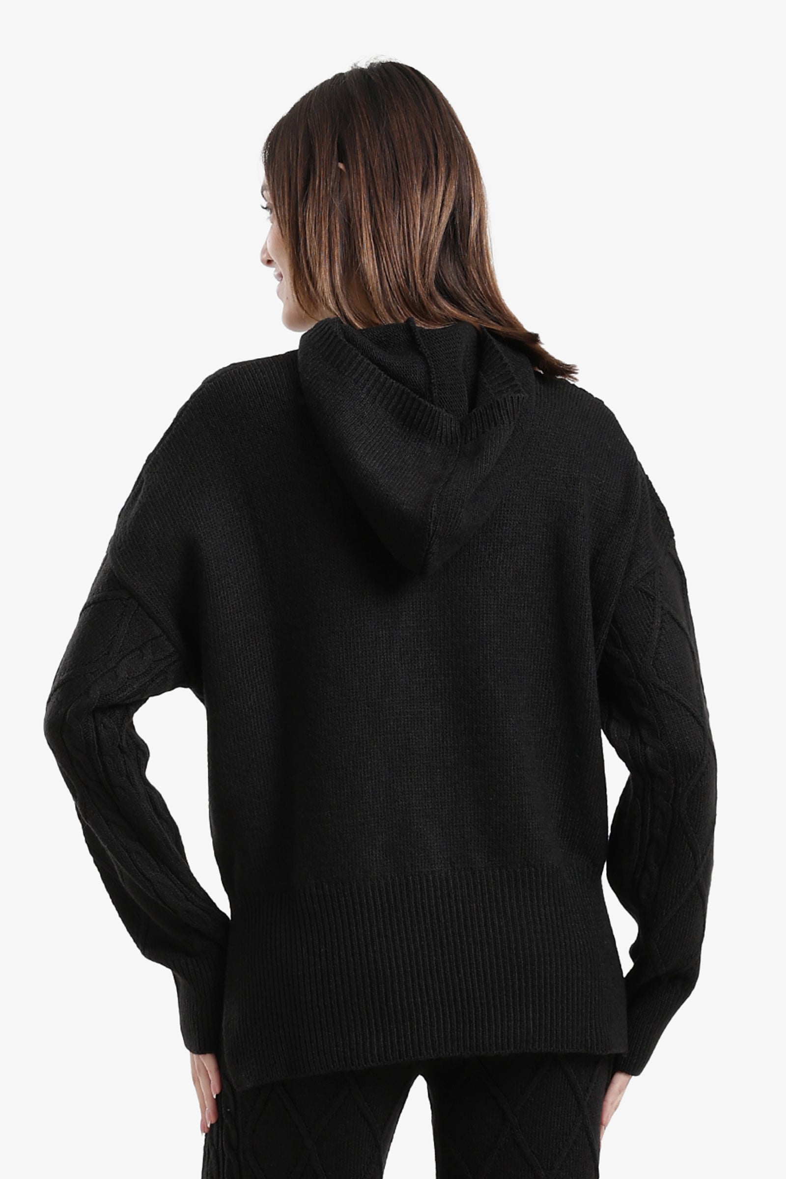 بلوفر  لاونج بنقشة كابل