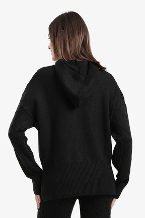 بلوفر  لاونج بنقشة كابل