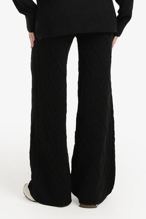 بنطلون لاونج بنقشة كابل