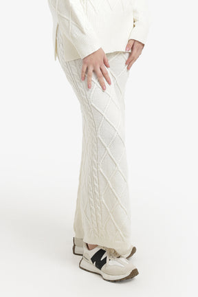 بنطلون لاونج بنقشة كابل