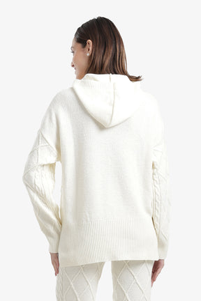 بلوفر  لاونج بنقشة كابل