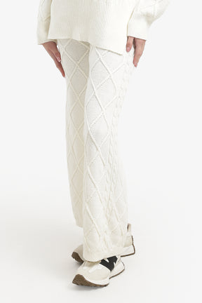 بنطلون لاونج بنقشة كابل