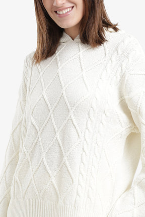 بلوفر  لاونج بنقشة كابل