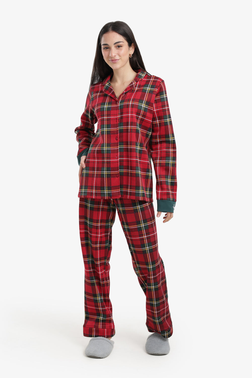Checkered Christmas Pyjama Set