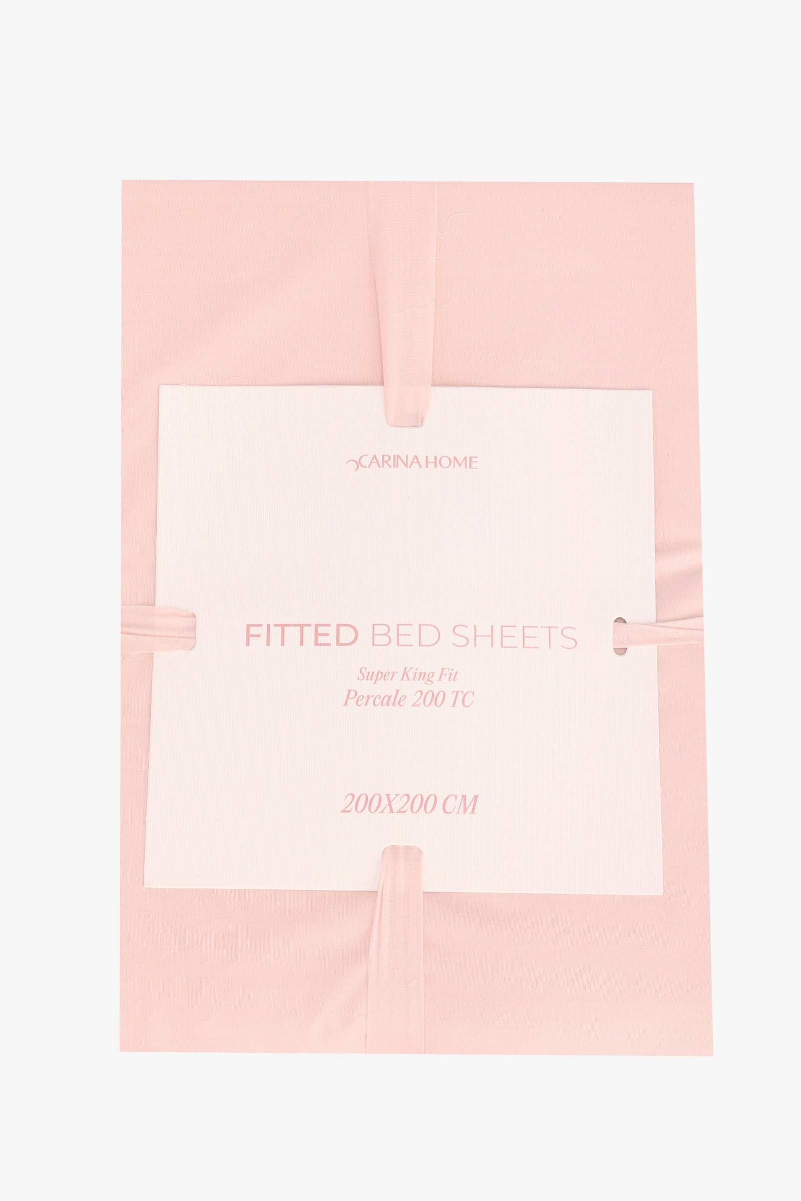 Percale Fitted Super King Bedsheet (TC200)