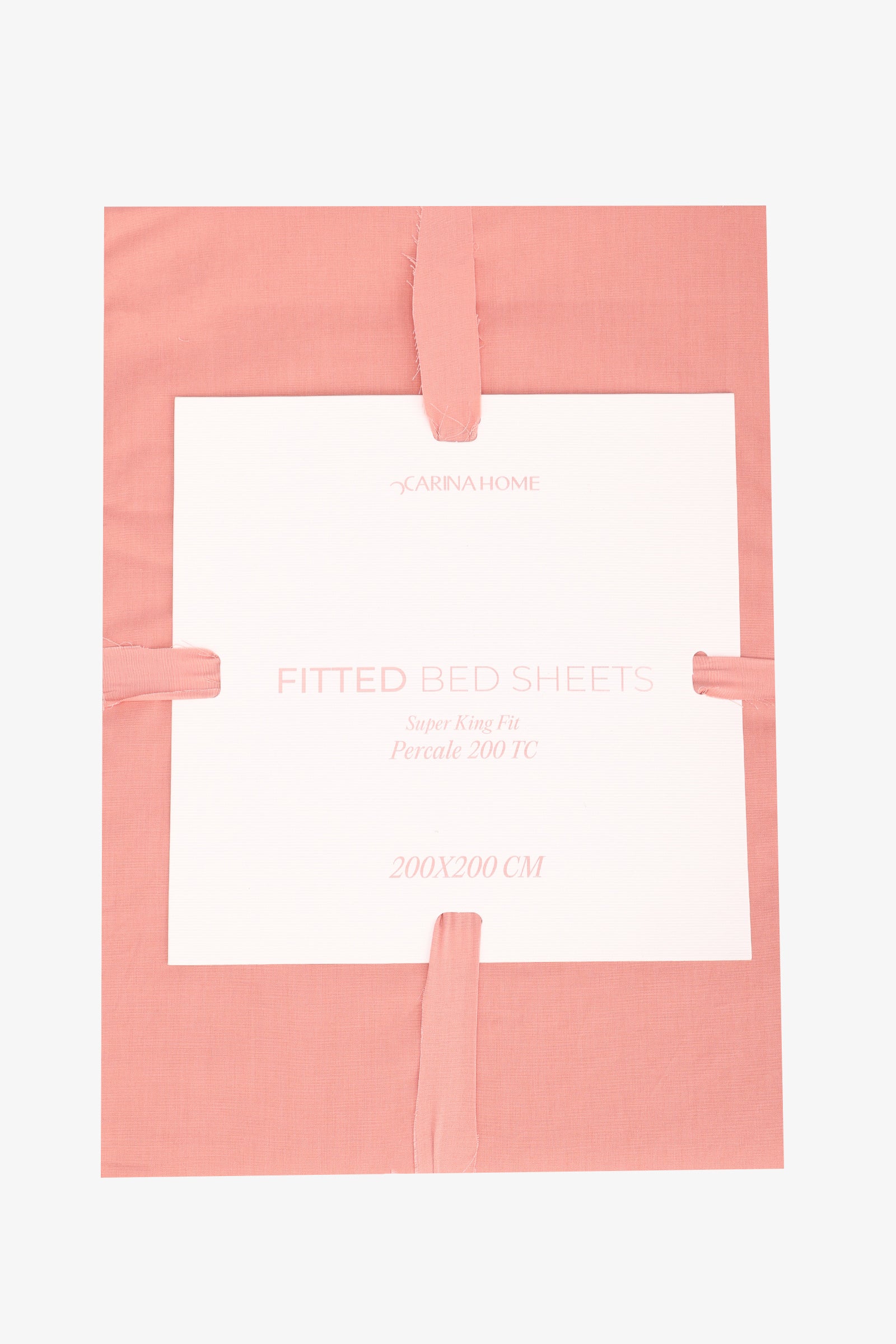 Percale Fitted Super King Bedsheet (TC200)