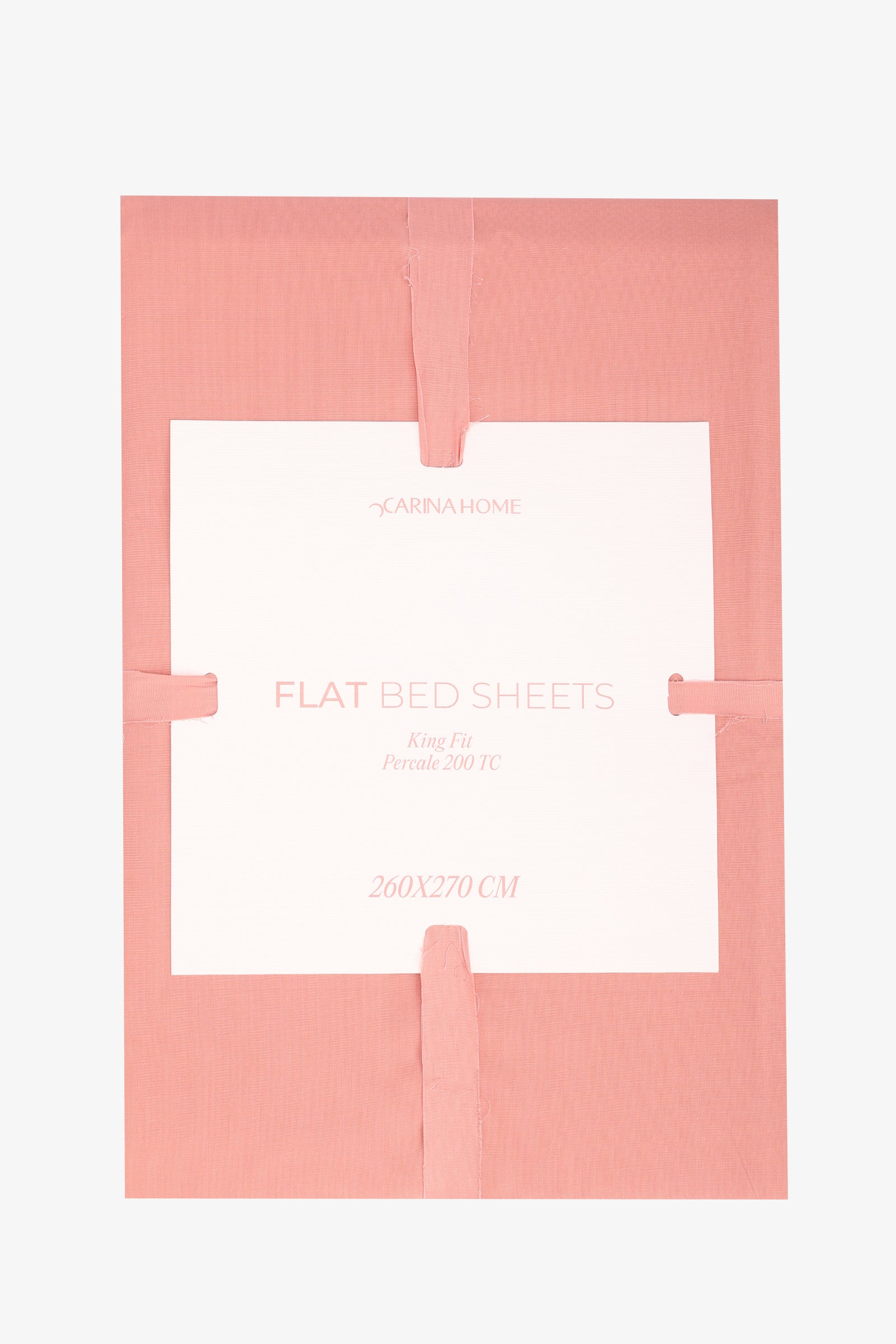 Percale Flat King Bedsheet (TC200)