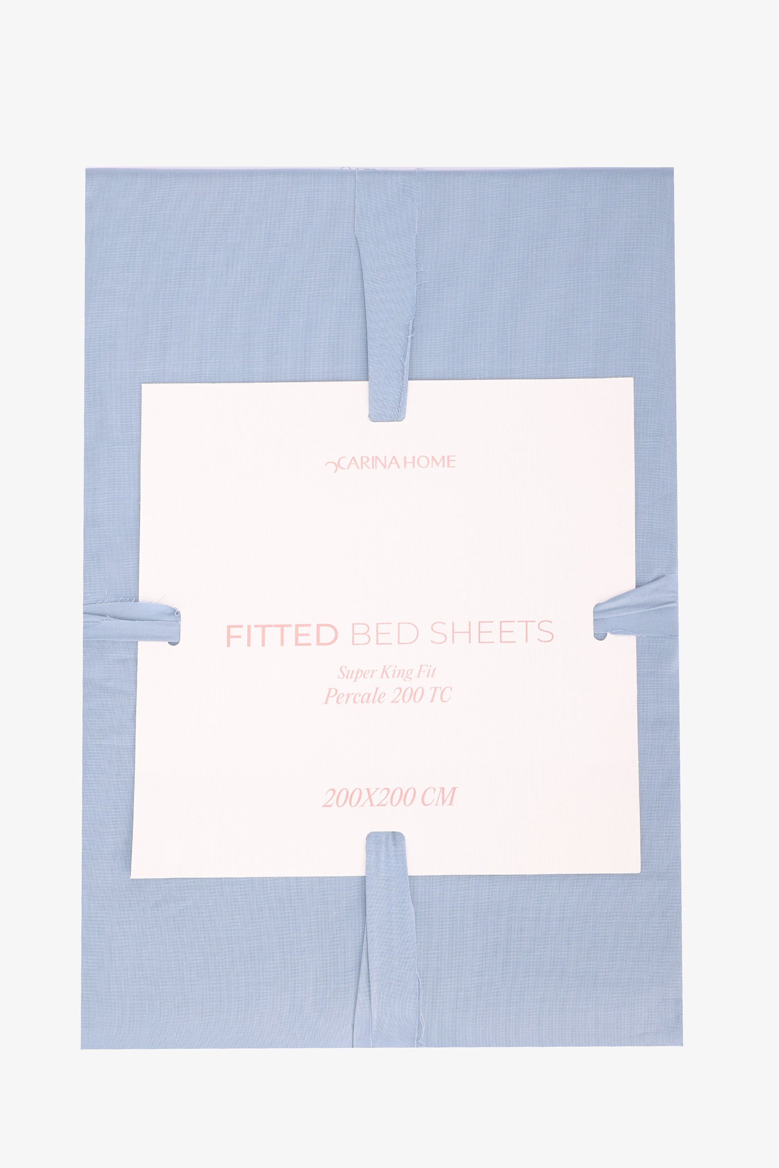 Percale Fitted Super King Bedsheet (TC200)