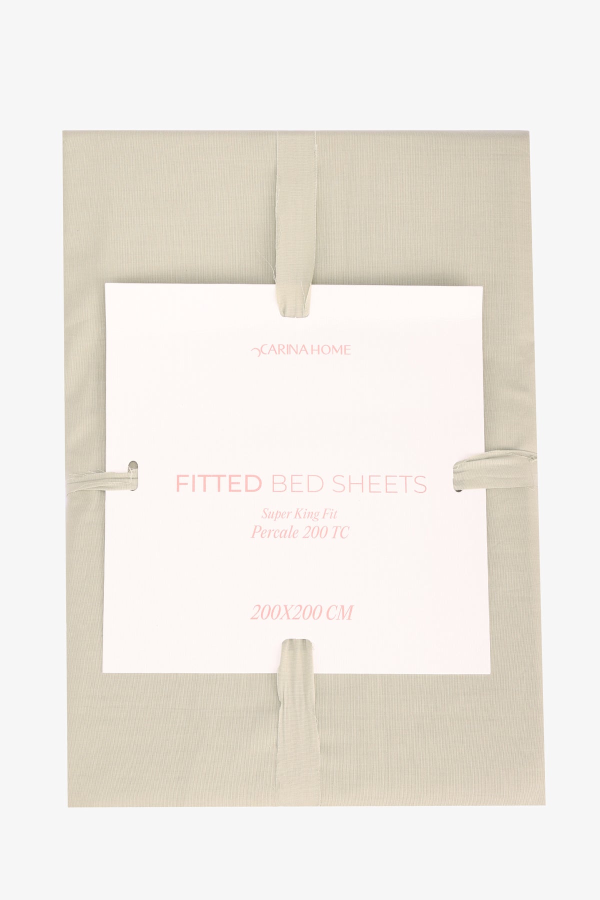Percale Fitted Super King Bedsheet (TC200)