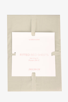 Percale Fitted Super King Bedsheet (TC200)