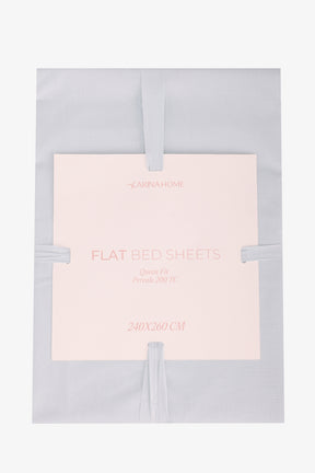 Percale Flat Queen Bedsheet (TC200)