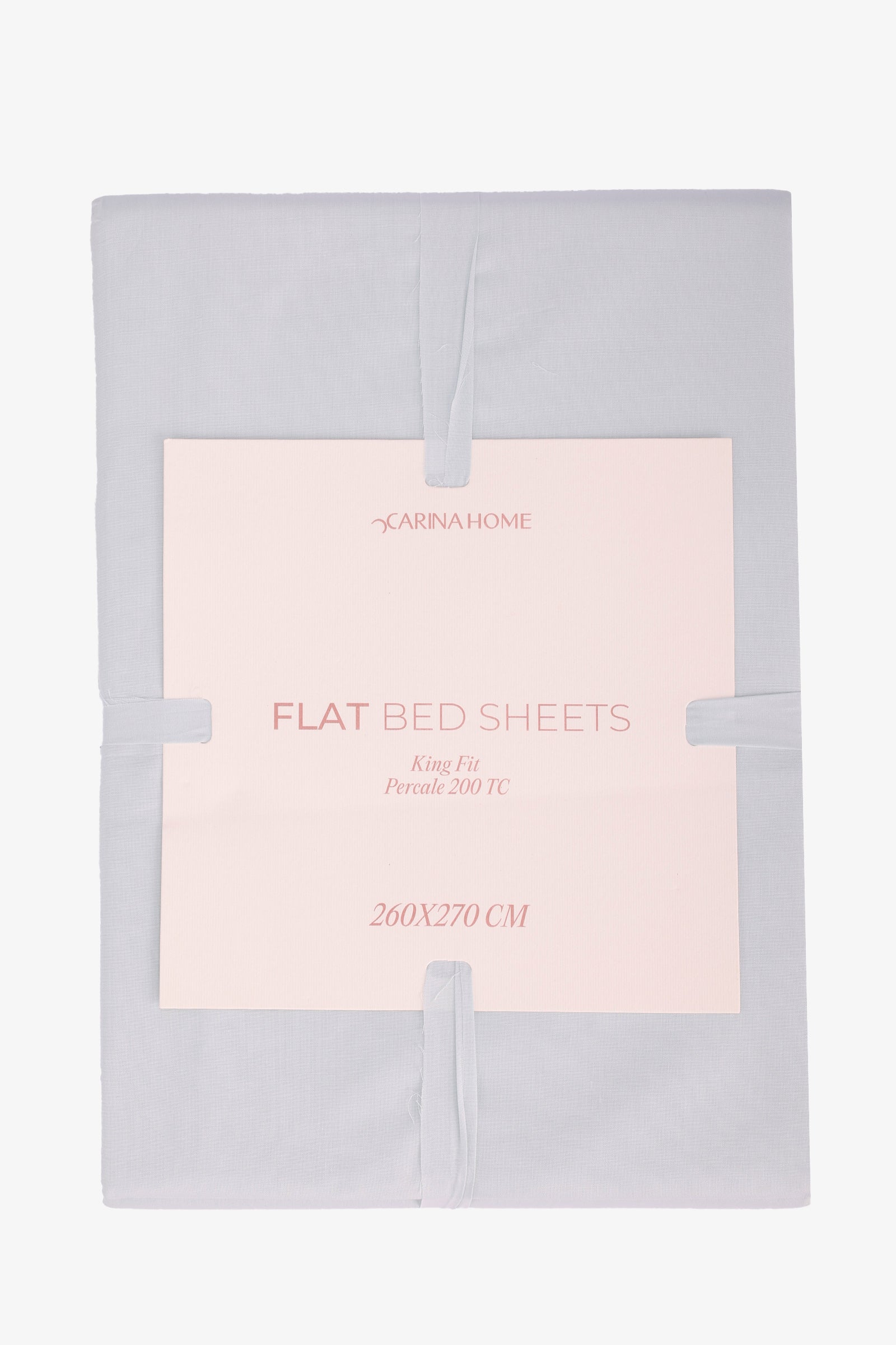 Percale Flat King Bedsheet (TC200)