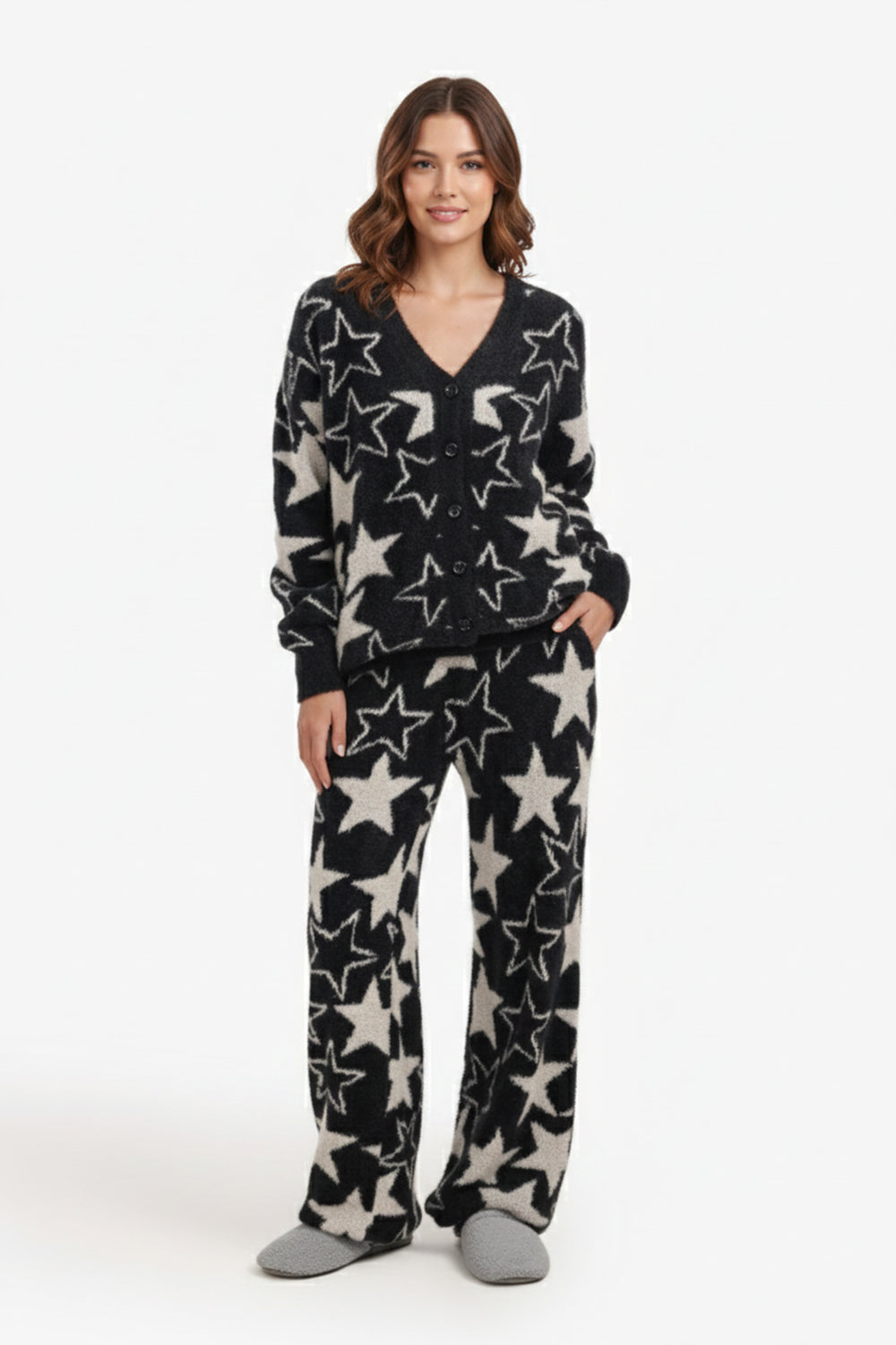 Stars Print Pyjama Set