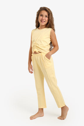 Girly Yellow Pyjama Set