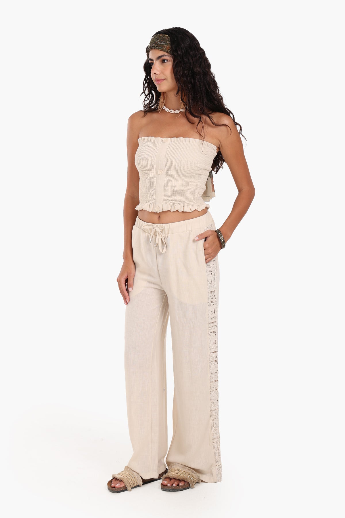 Strapless Lounge Set