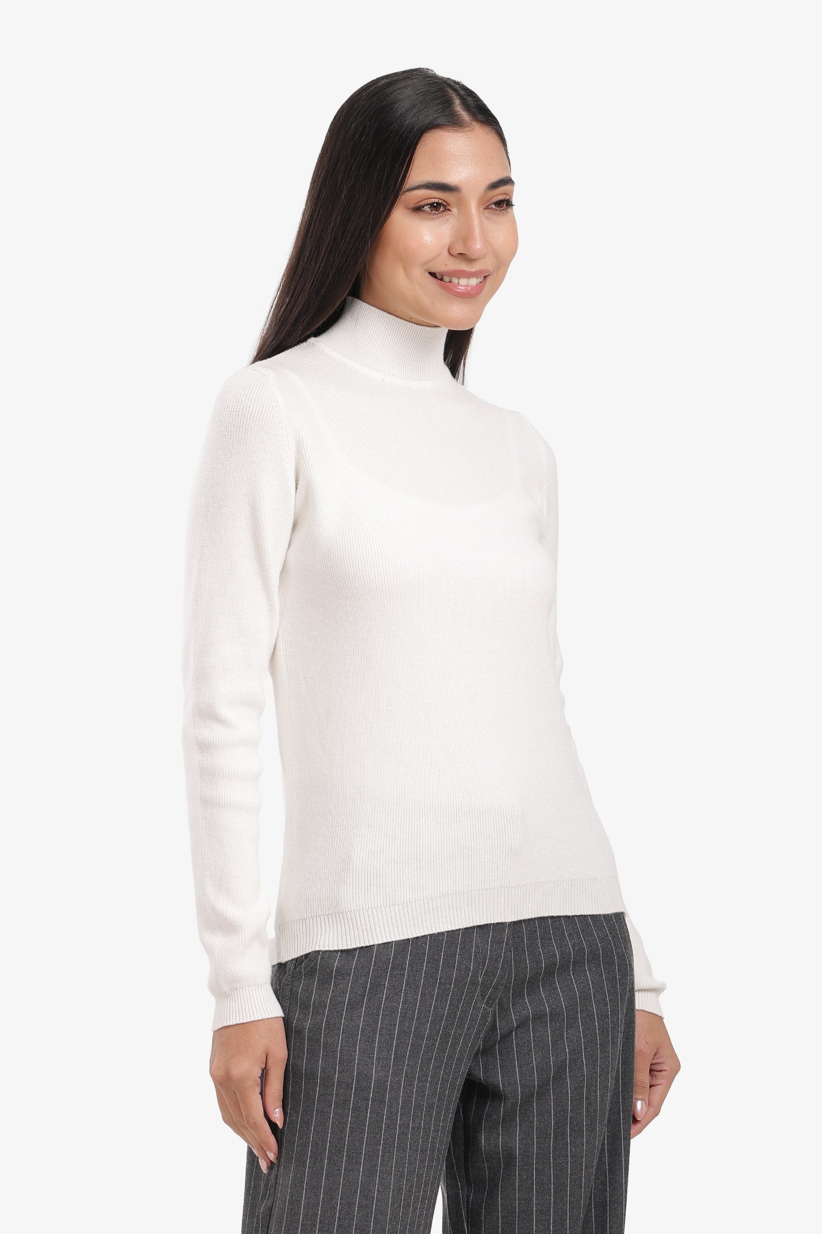 High-Neck Pullover
