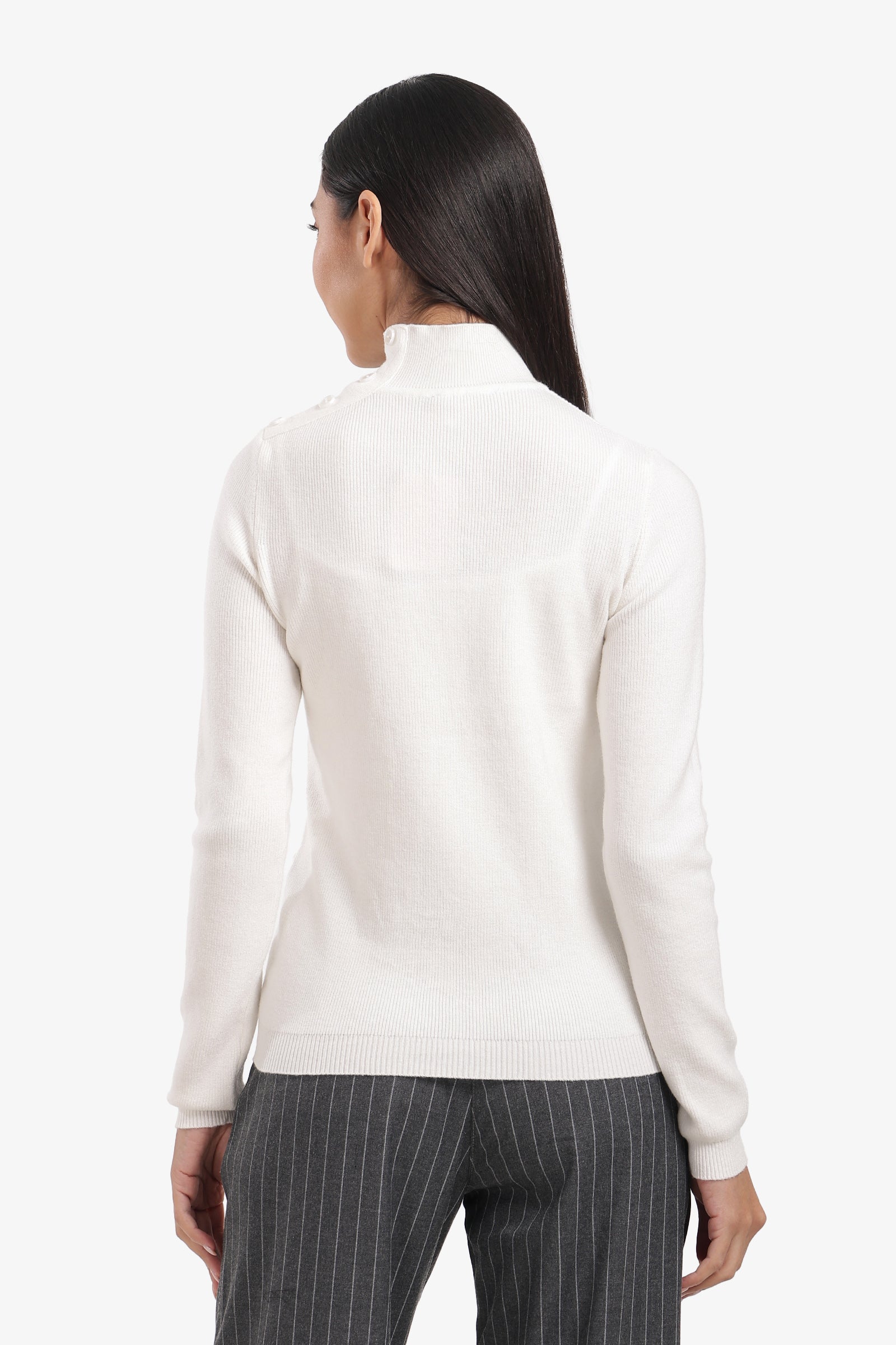 High-Neck Pullover