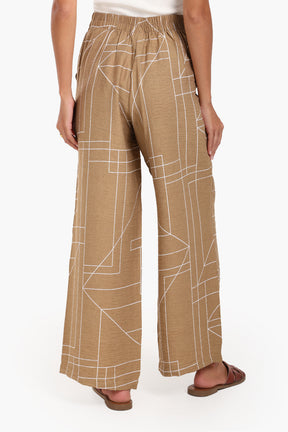 Lounge Pants with Geometric Pattern