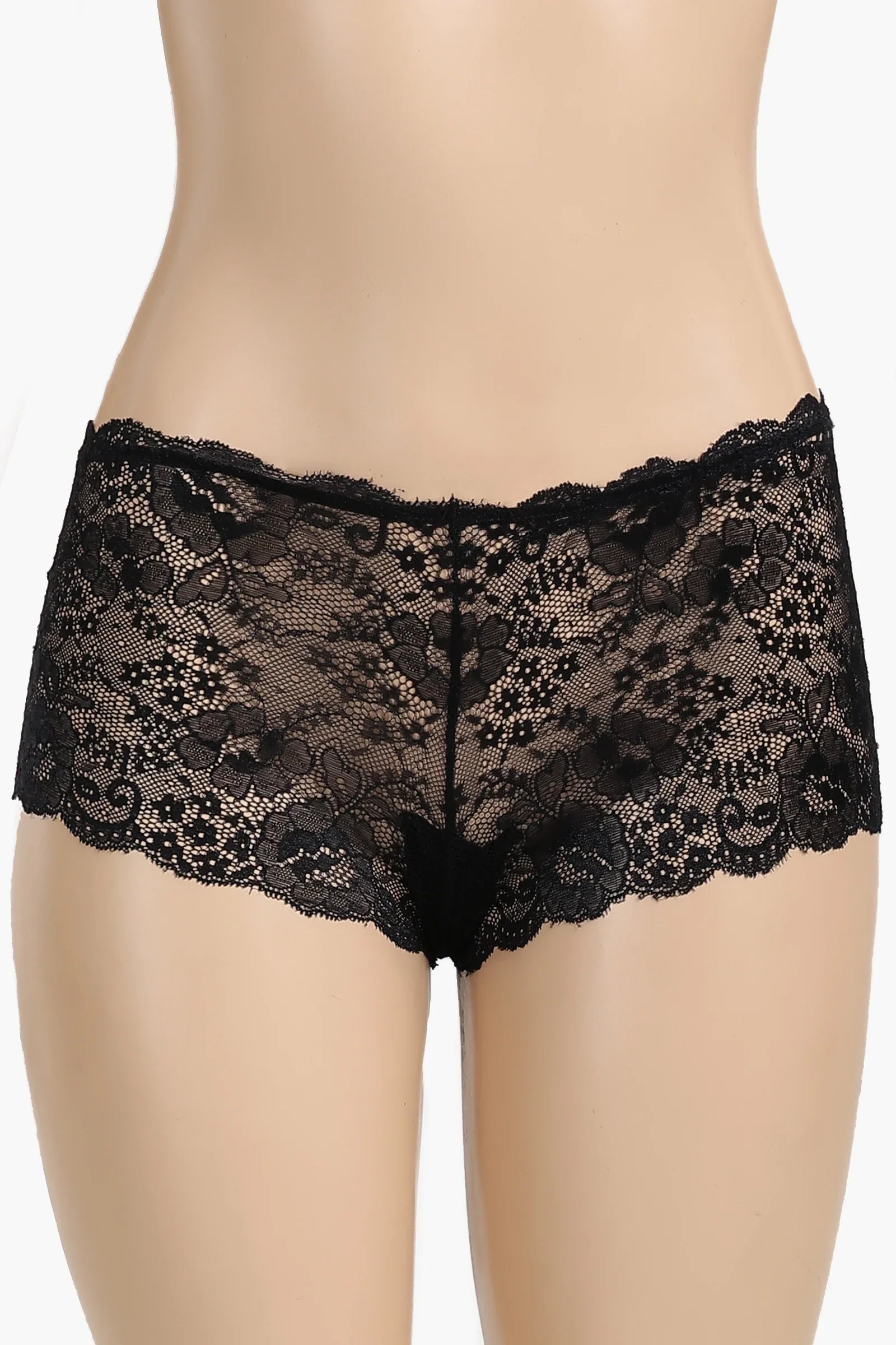Boyshort Panty with Lace
