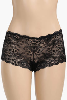 Boyshort Panty with Lace
