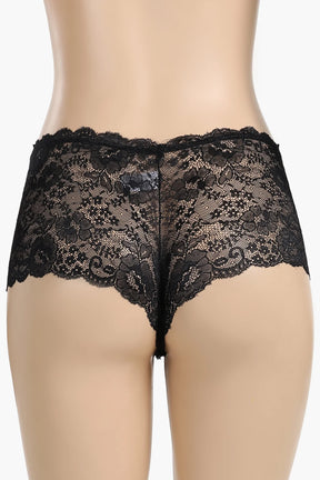 Boyshort Panty with Lace