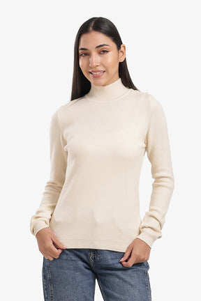 High-Neck Pullover