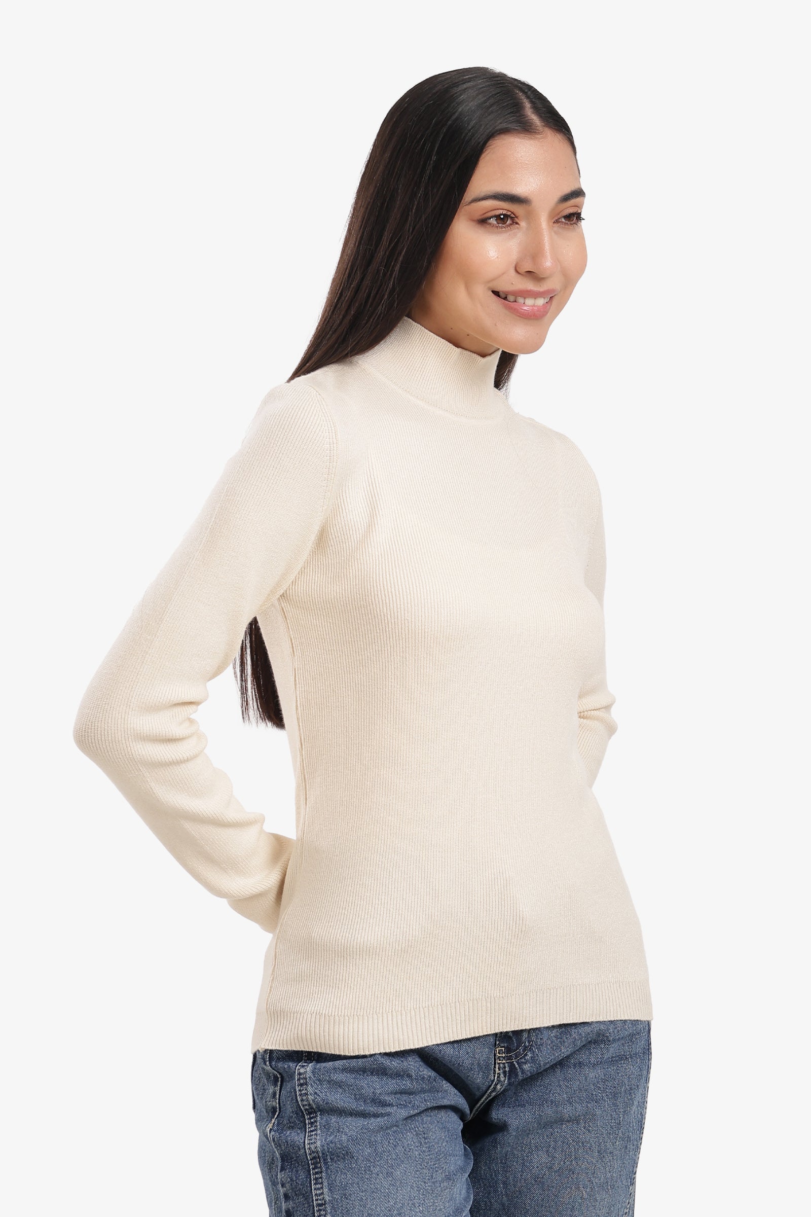 High-Neck Pullover