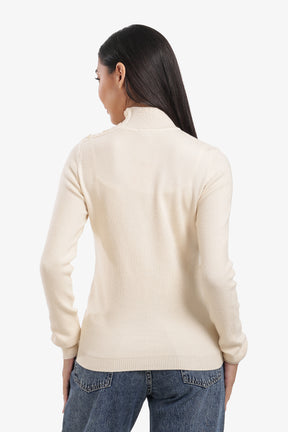 High-Neck Pullover