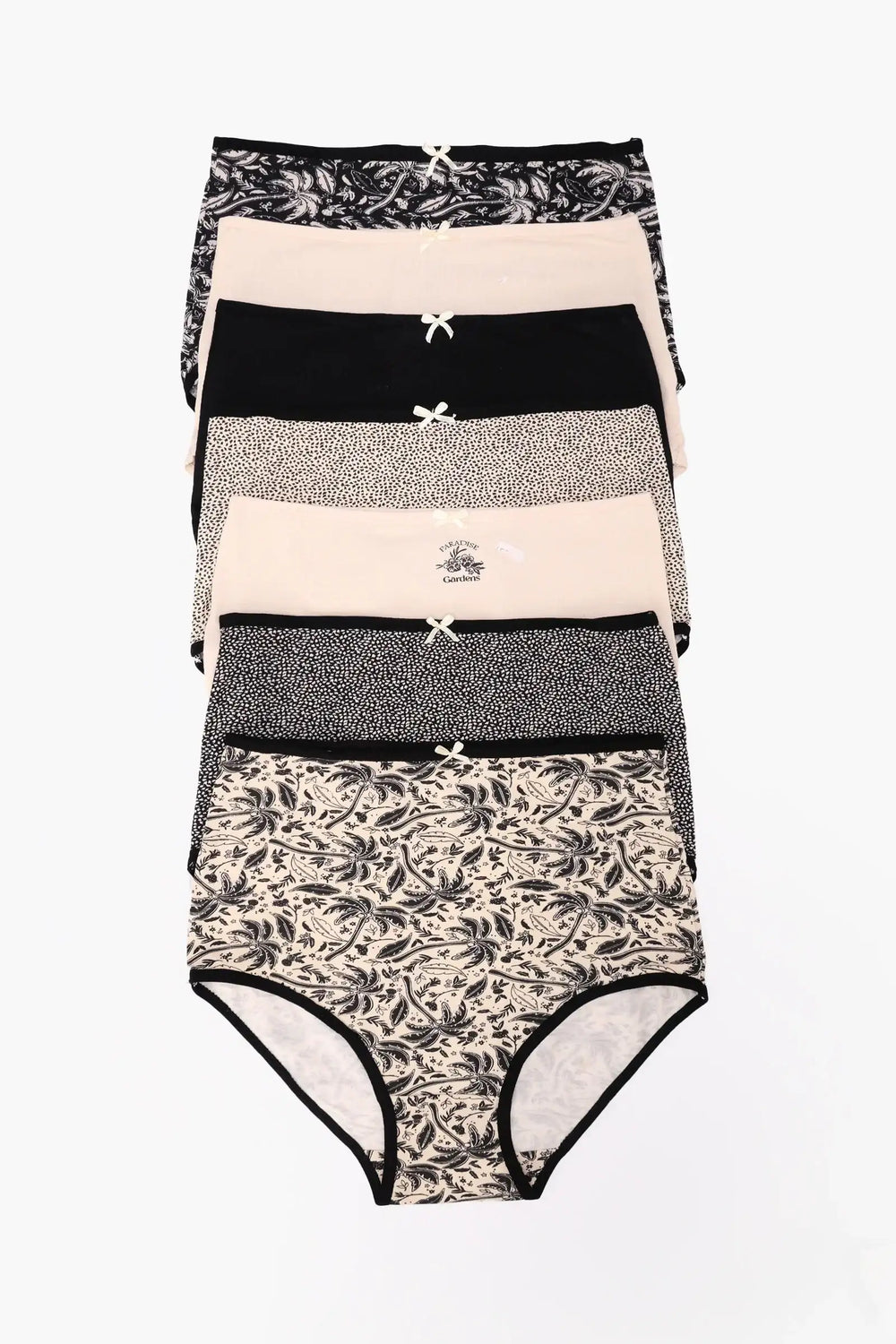 مجموعة من 7 بانتي بريف هاي ويست ملون