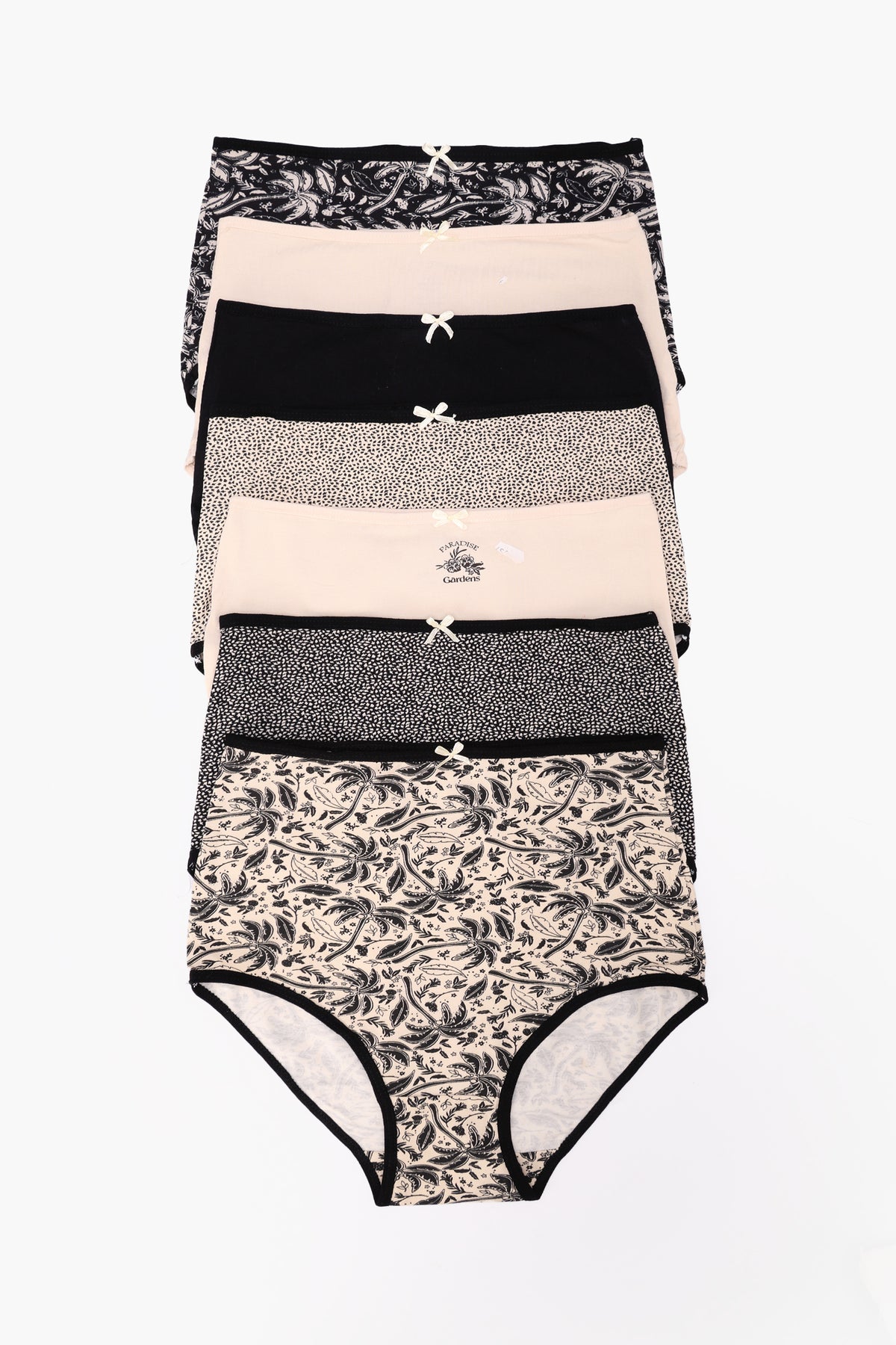 Pack of 7 Colored Full Brief Panties