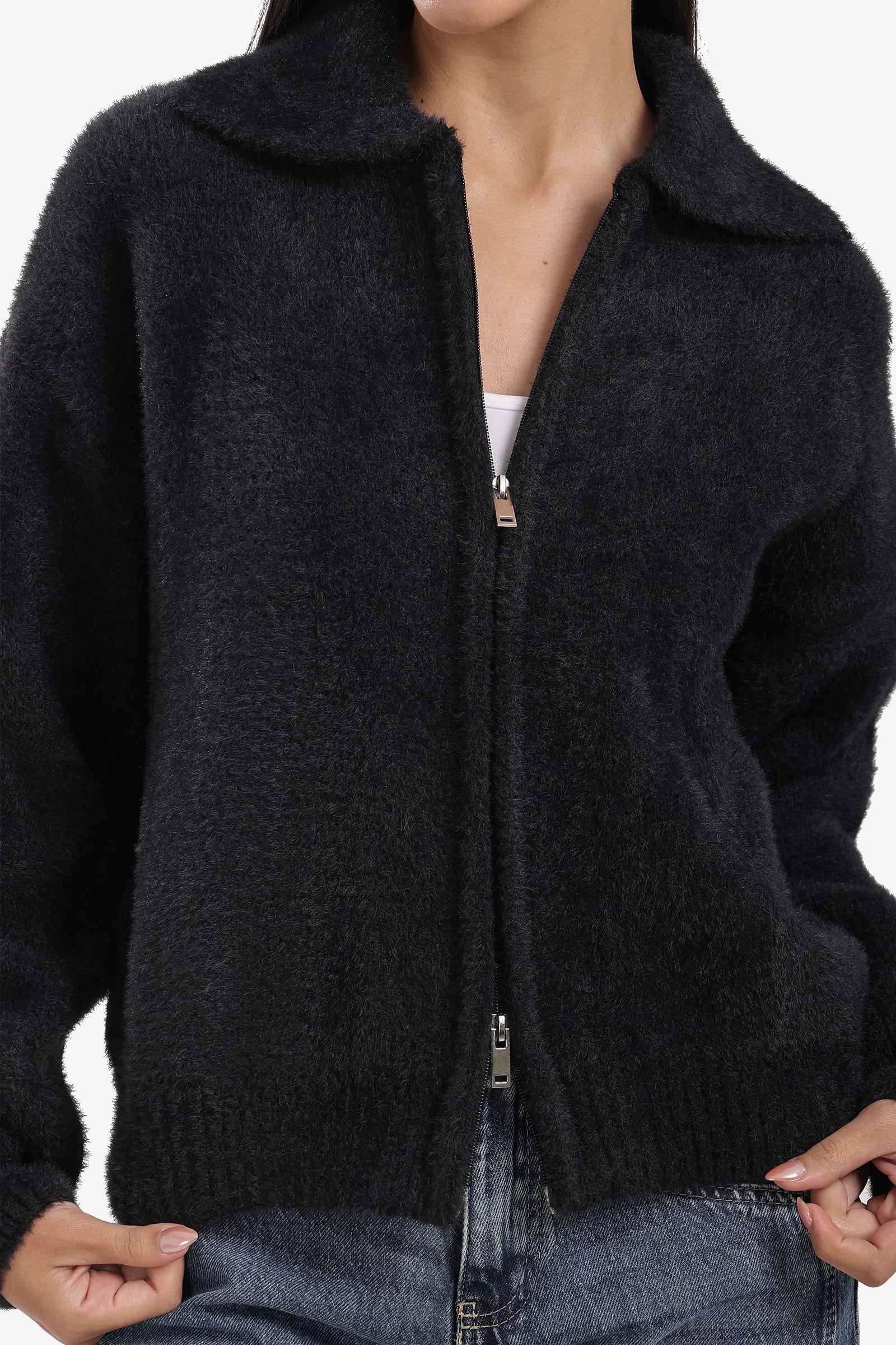 Zip-Up Closure Jacket