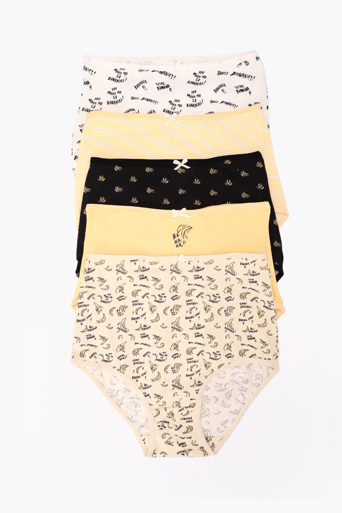 Pack of 5 Colored Full Brief Panties